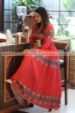 Red Smokey Pleated Gown - Image 6